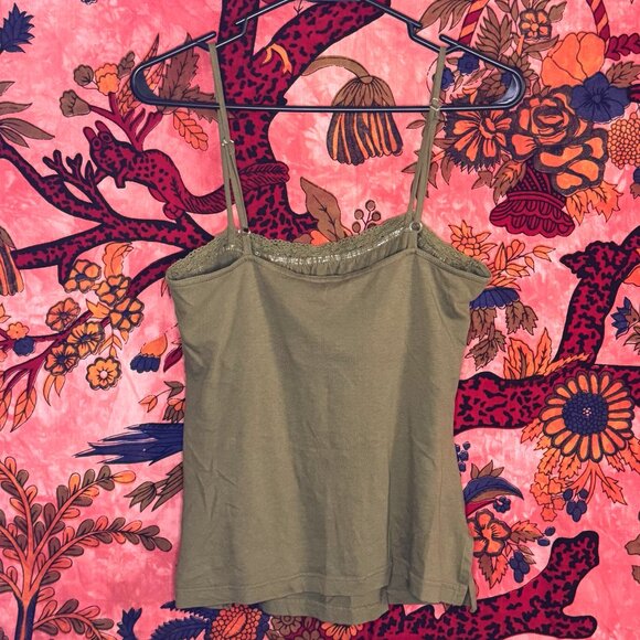 Vintage Decorated Spaghetti Strap Tank - Picture 2 of 3